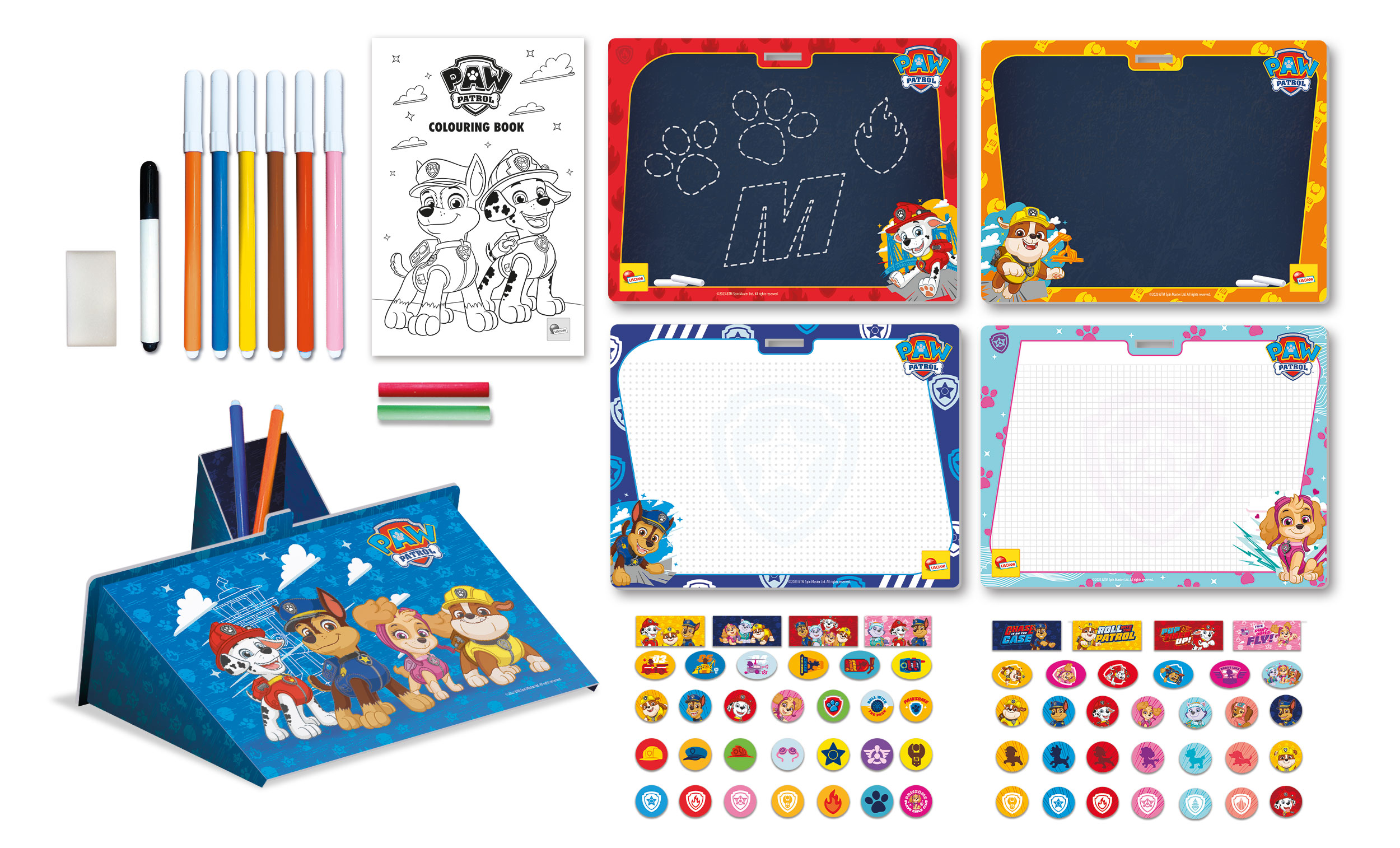 Lisciani Paw Patrol Drawing School zaino kit disegno bimbi