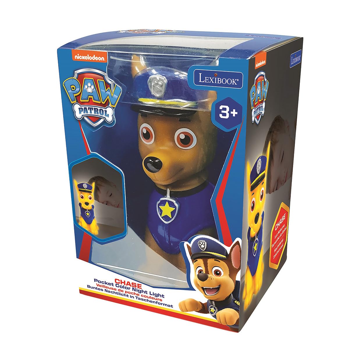 Lexibook Paw Patrol NLJ001PA1LXB luce notturna Chase