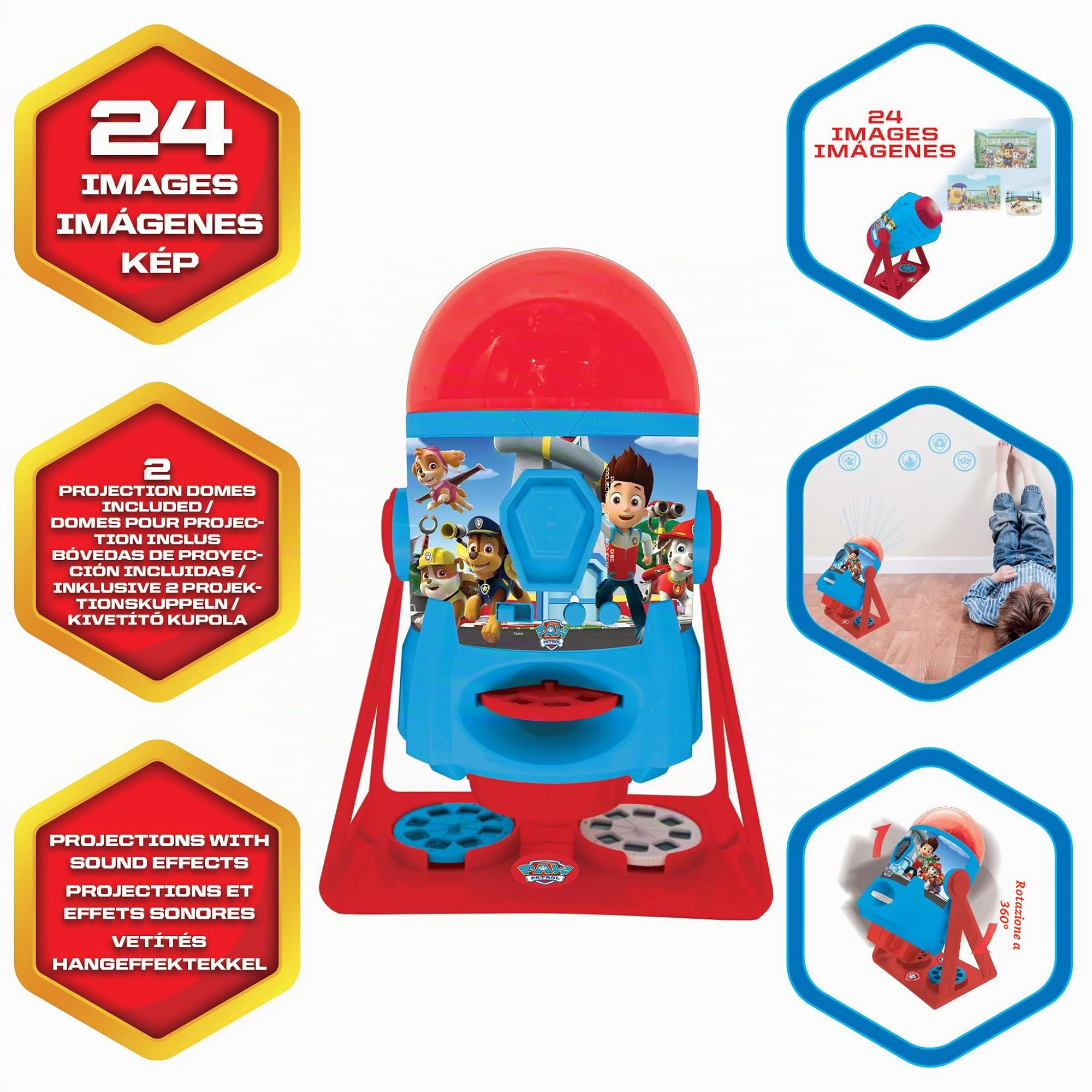 Lexibook Paw Patrol LTC100PA Proiettore Storie con Suoni