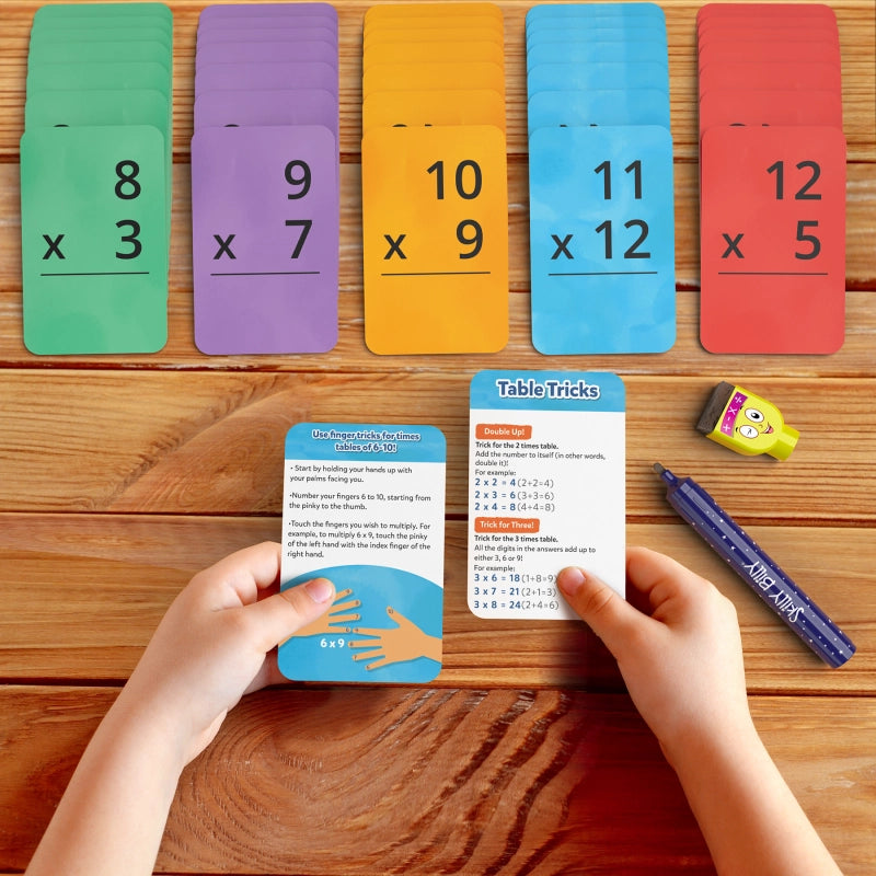 Skillmatics Multiplication Flash Cards schede tabelline bimbi