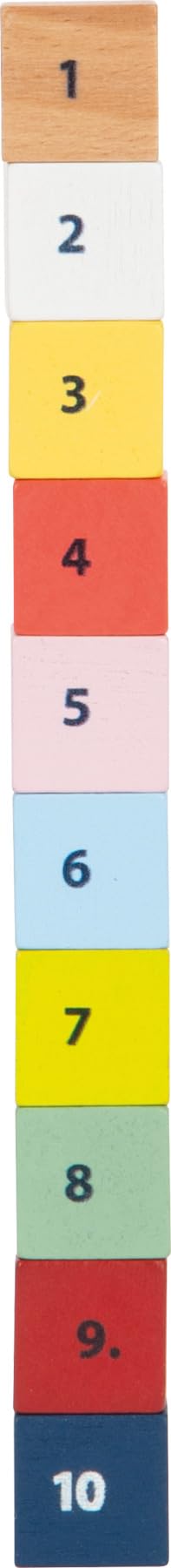 smallfoot 11163 tabelline Educare in legno 81 cubetti
