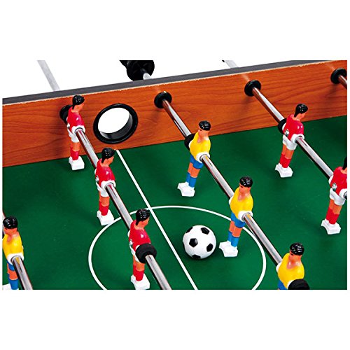 smallfoot 6702 calcetto da tavolo legno calcio balilla