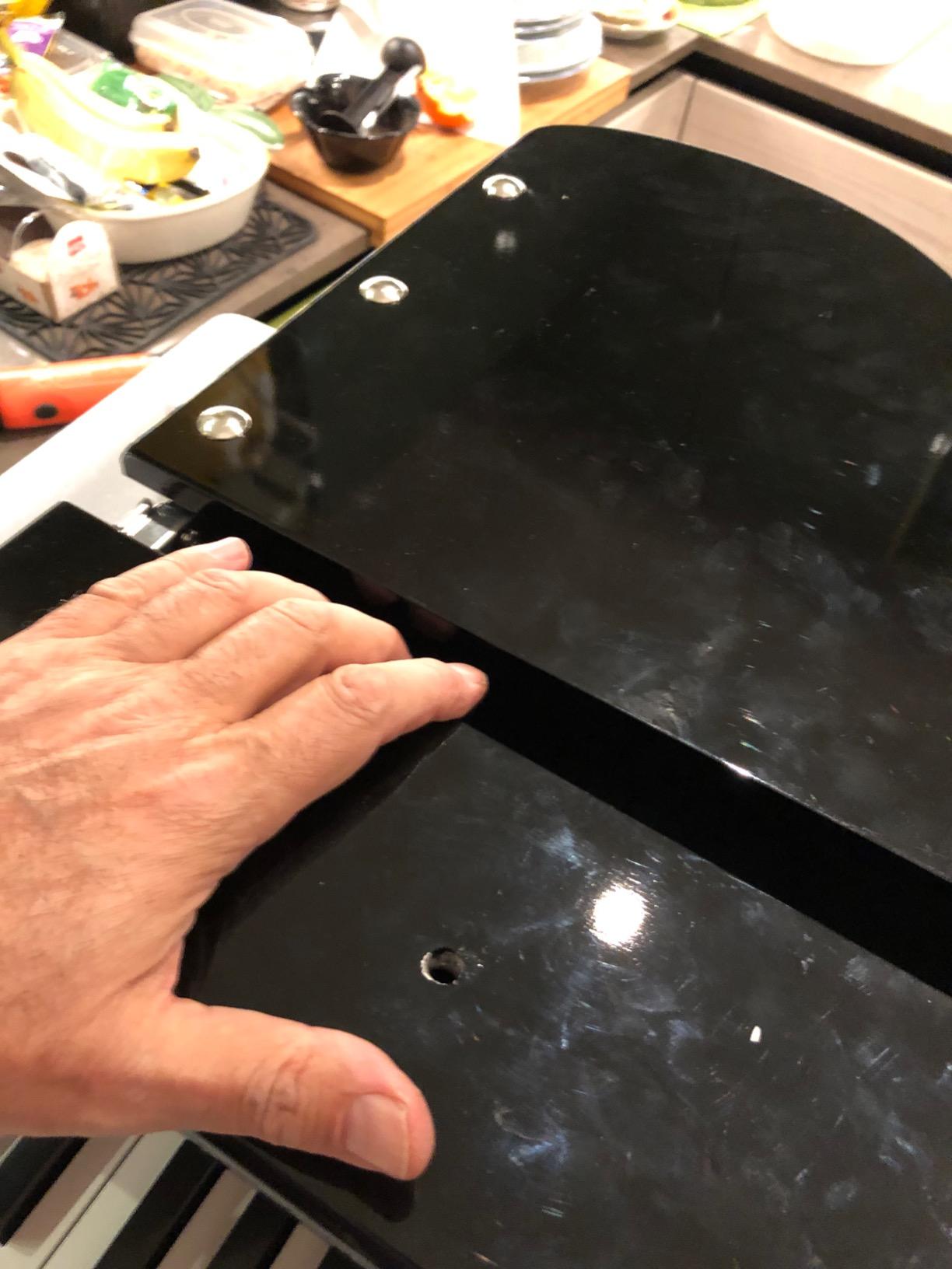 Hape E0320 Pianoforte a Coda giocattolo nero