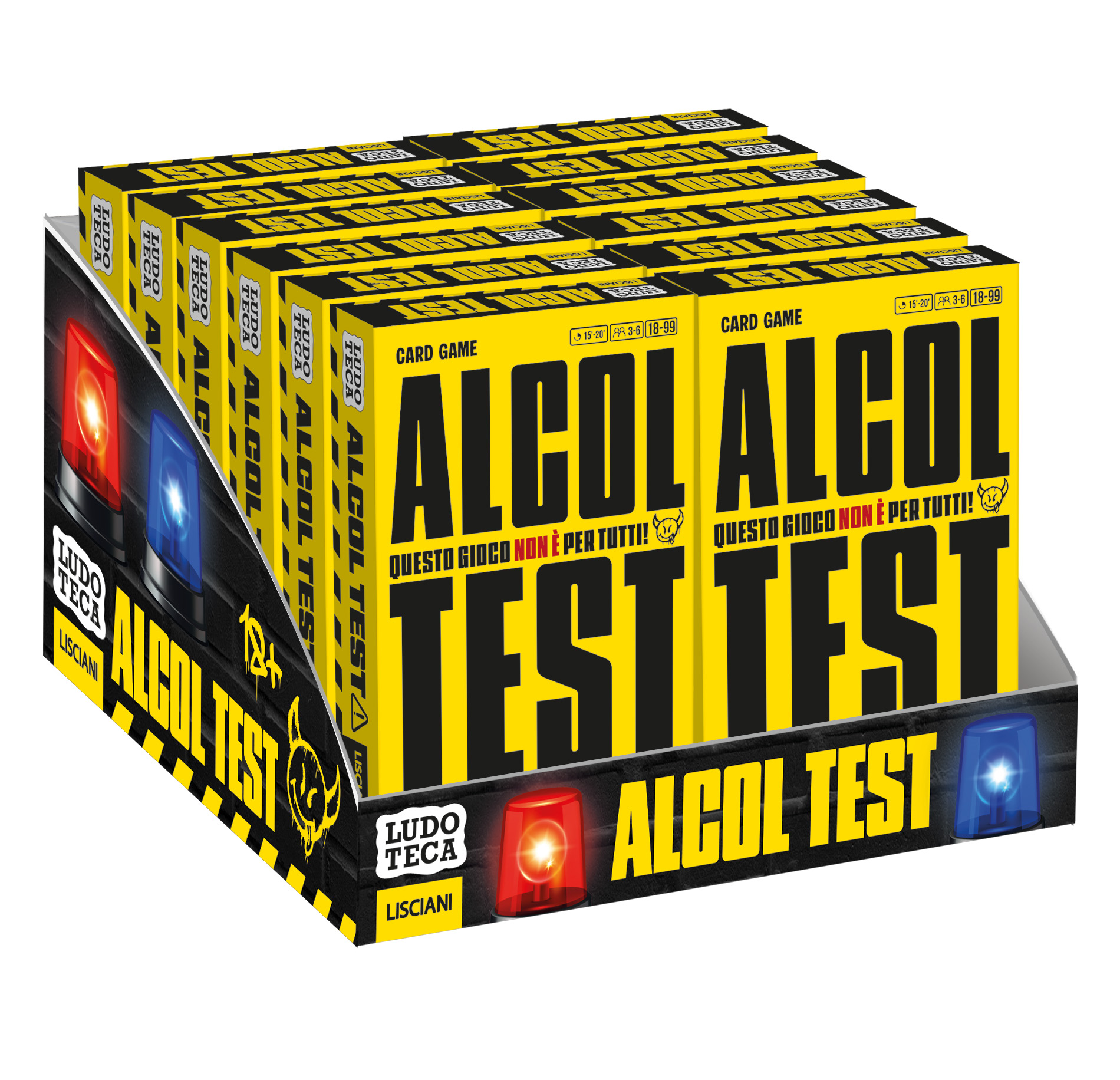 Lisciani Ludoteca Alcool Test gioco da festa display 12