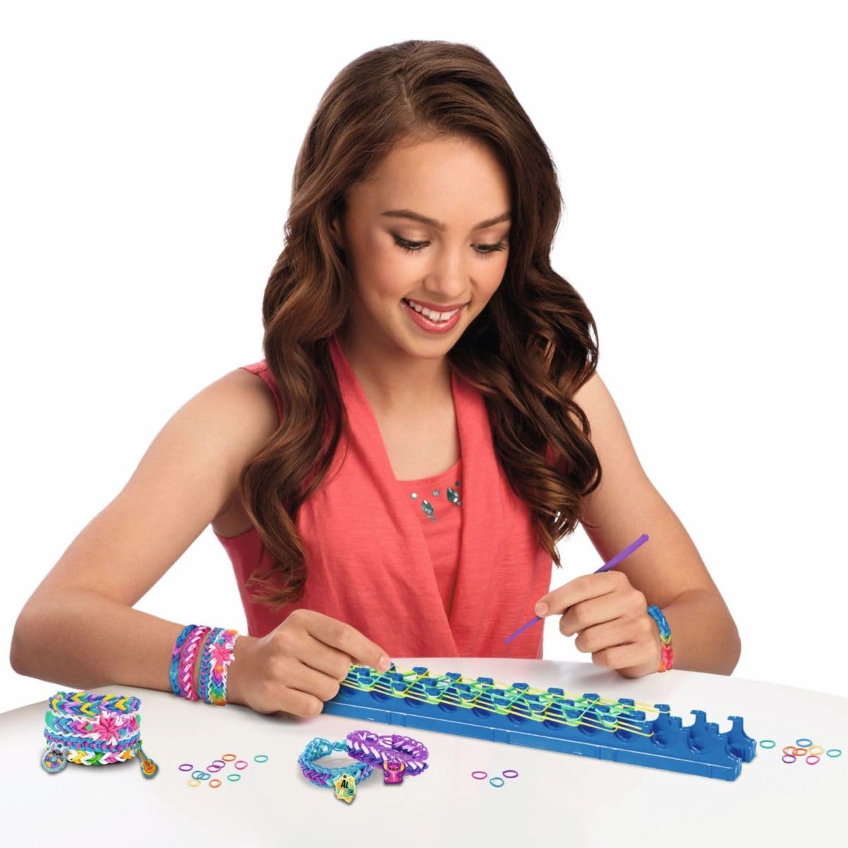 Lexibook Cra-Z-Loom CRLOOM9D kit braccialetti Stitch blu