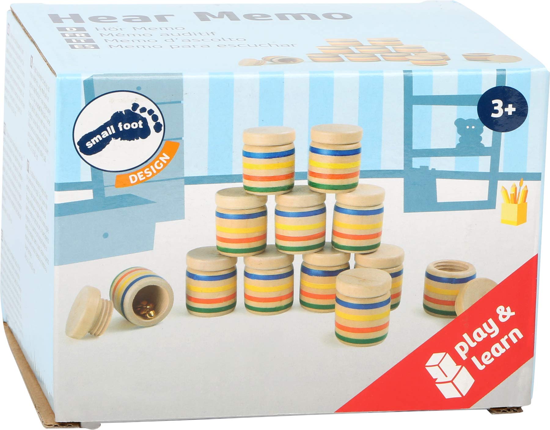 small foot Memo d'ascolto memory uditivo in legno