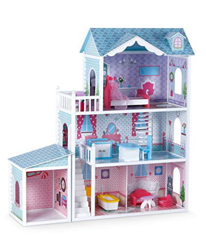 Small Foot Villa Deluxe 11068 casa bambole legno 3 piani XXL