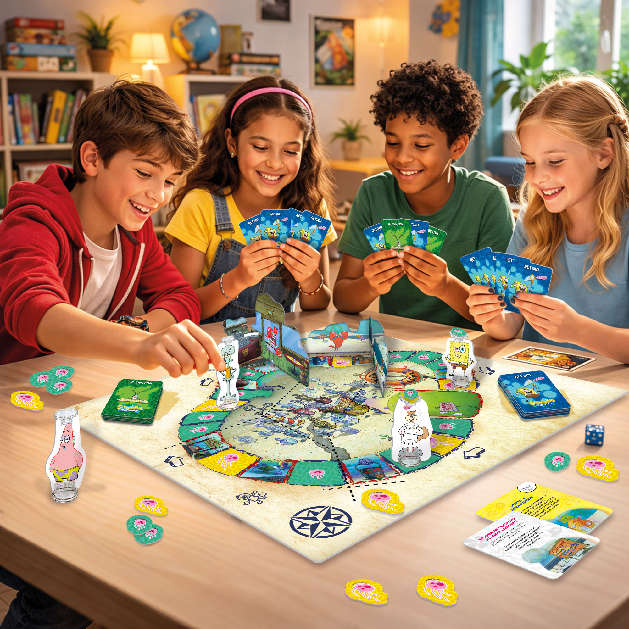 Lisciani SpongeBob Operazione Medusa gioco società cooperativo