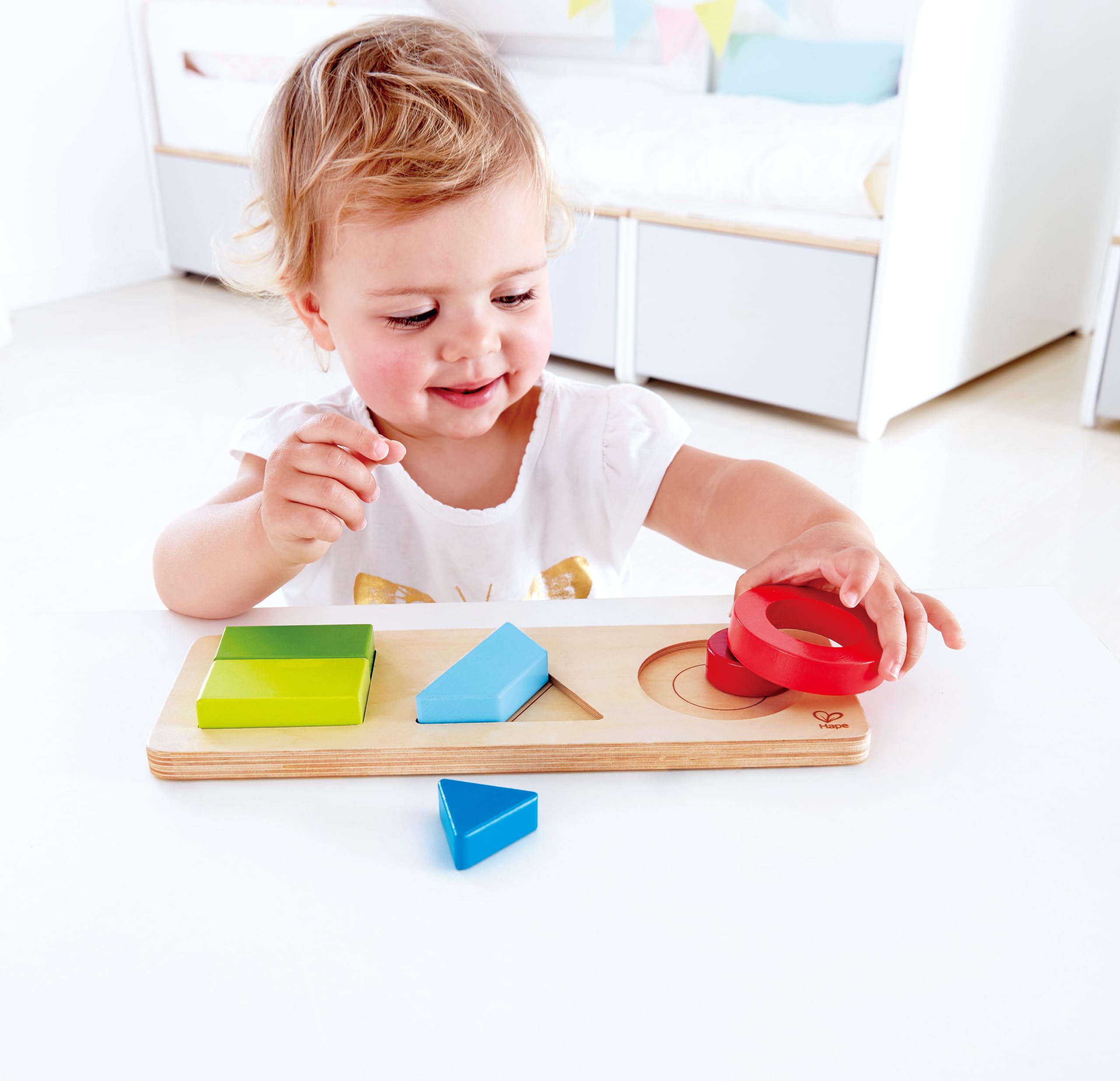 Hape E1615 puzzle in legno 2 livelli 18 mesi+