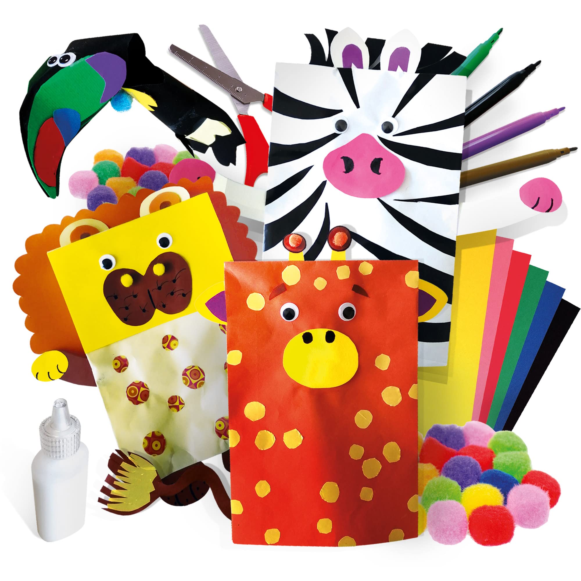 Headu Marionette Animate kit creativo 5-10 anni manuale