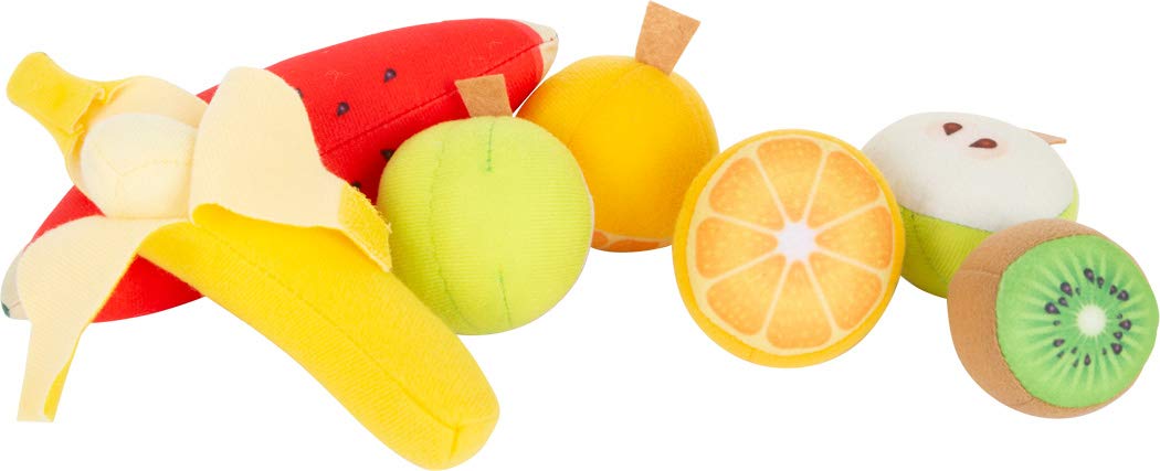 smallfoot 11687 set frutta stoffa gioco cucina 7 pezzi