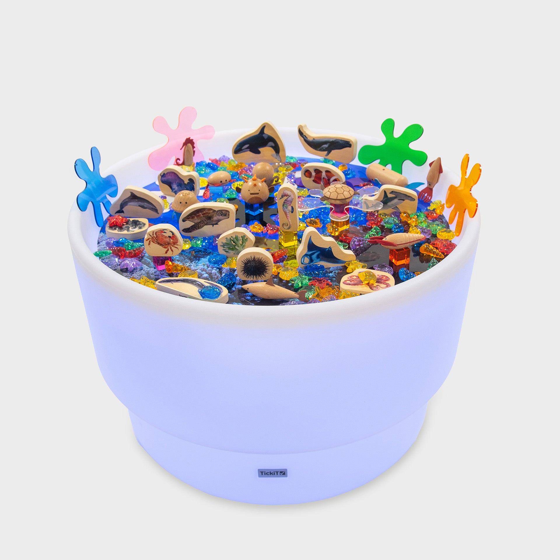 Tickit Discovery Sea Table Bundle tavolo luminoso con set mare