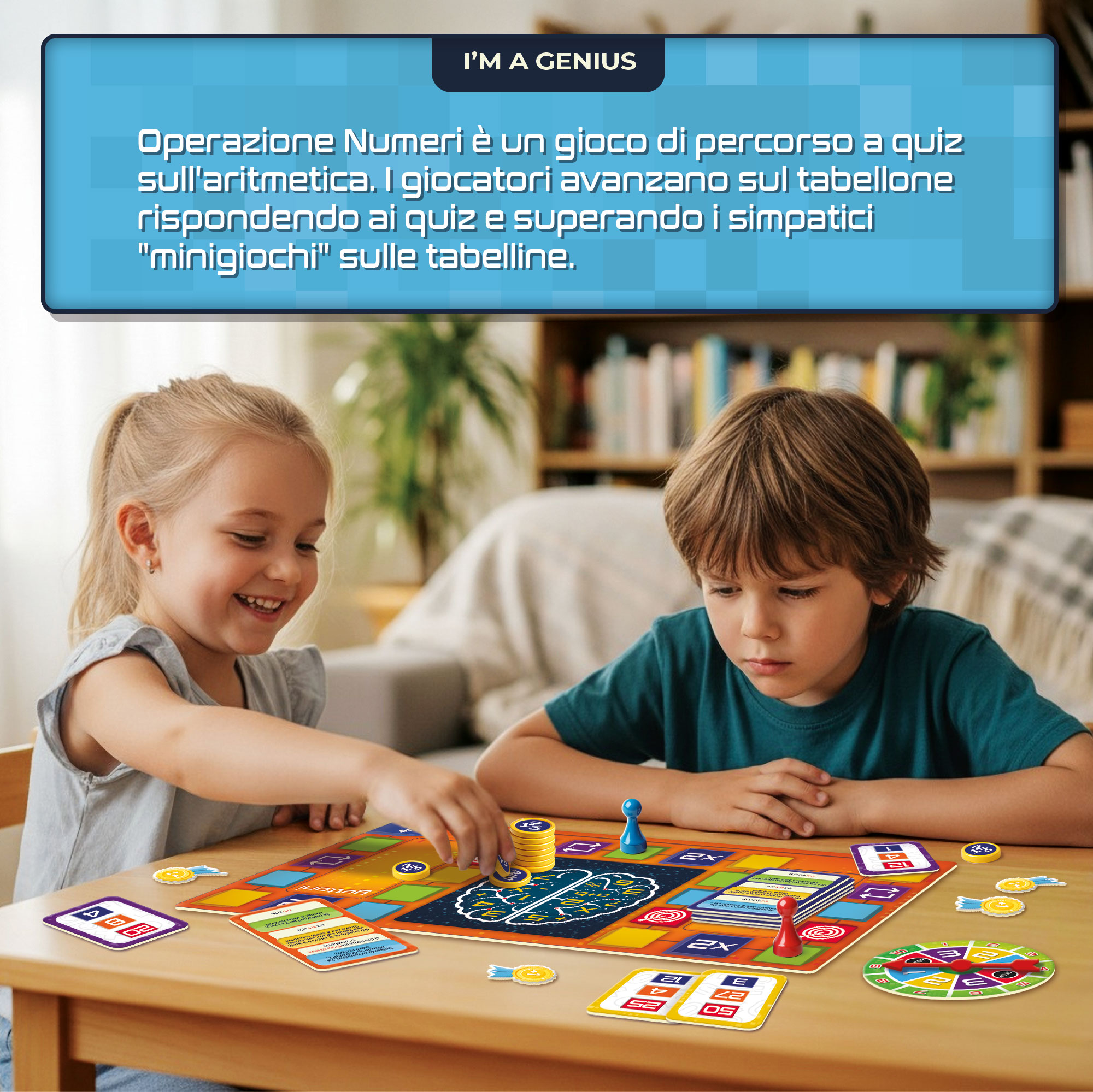 Lisciani I'm a Genius Operazione Numeri gioco aritmetica