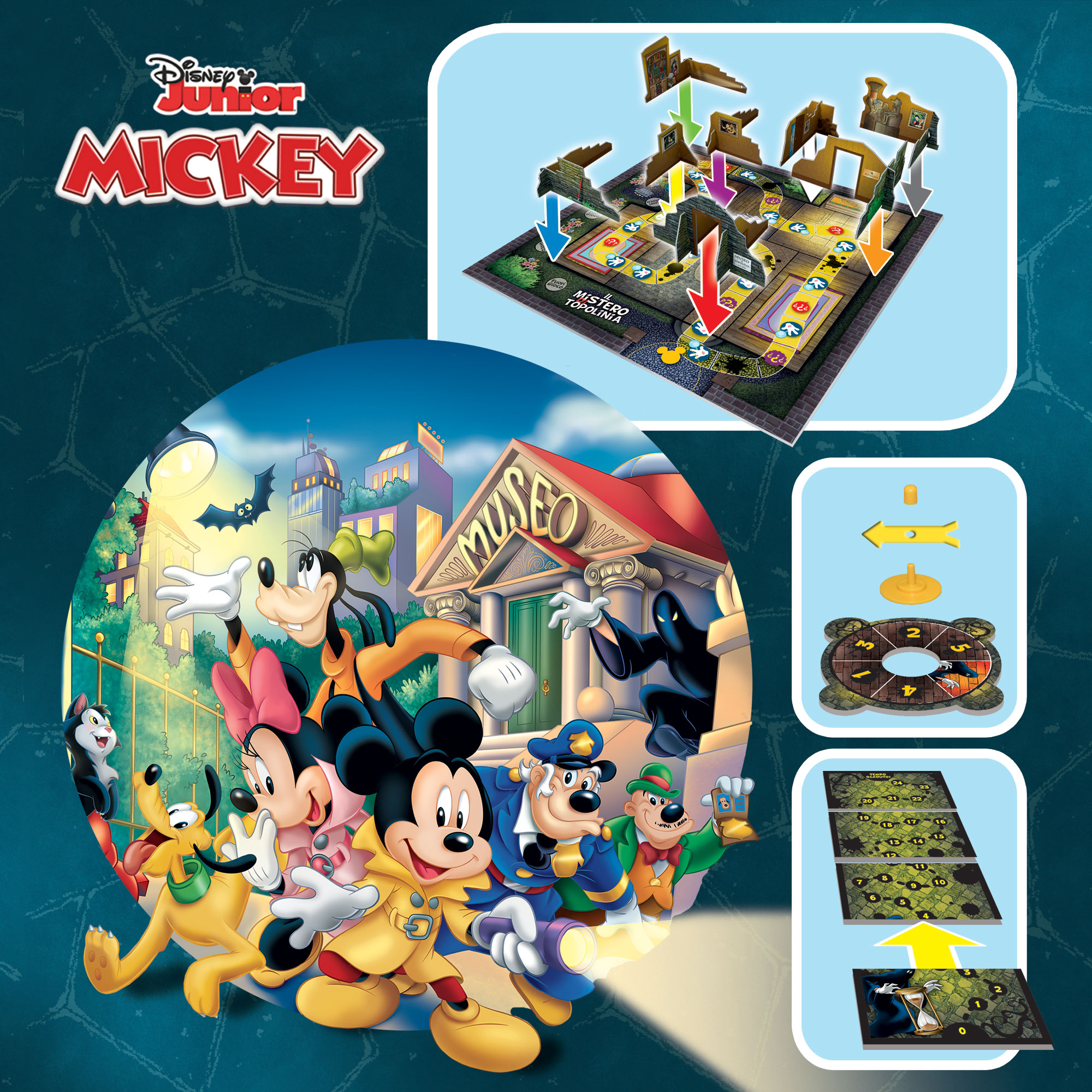 Lisciani Disney Il Mistero di Topolinia gioco investigativo Topolino
