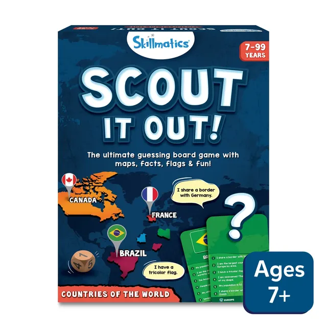 Skillmatics Scout It Out Countries gioco geografia 7+ anni