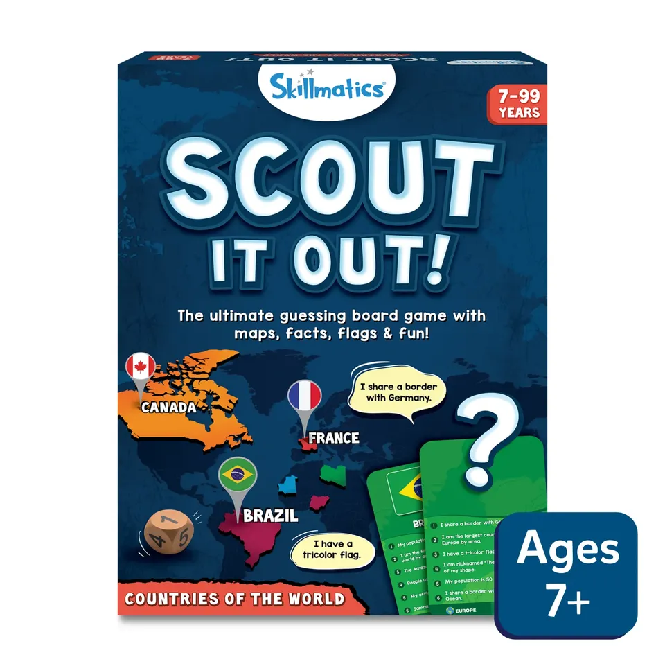 Skillmatics Scout It Out Countries gioco geografia 7+ anni
