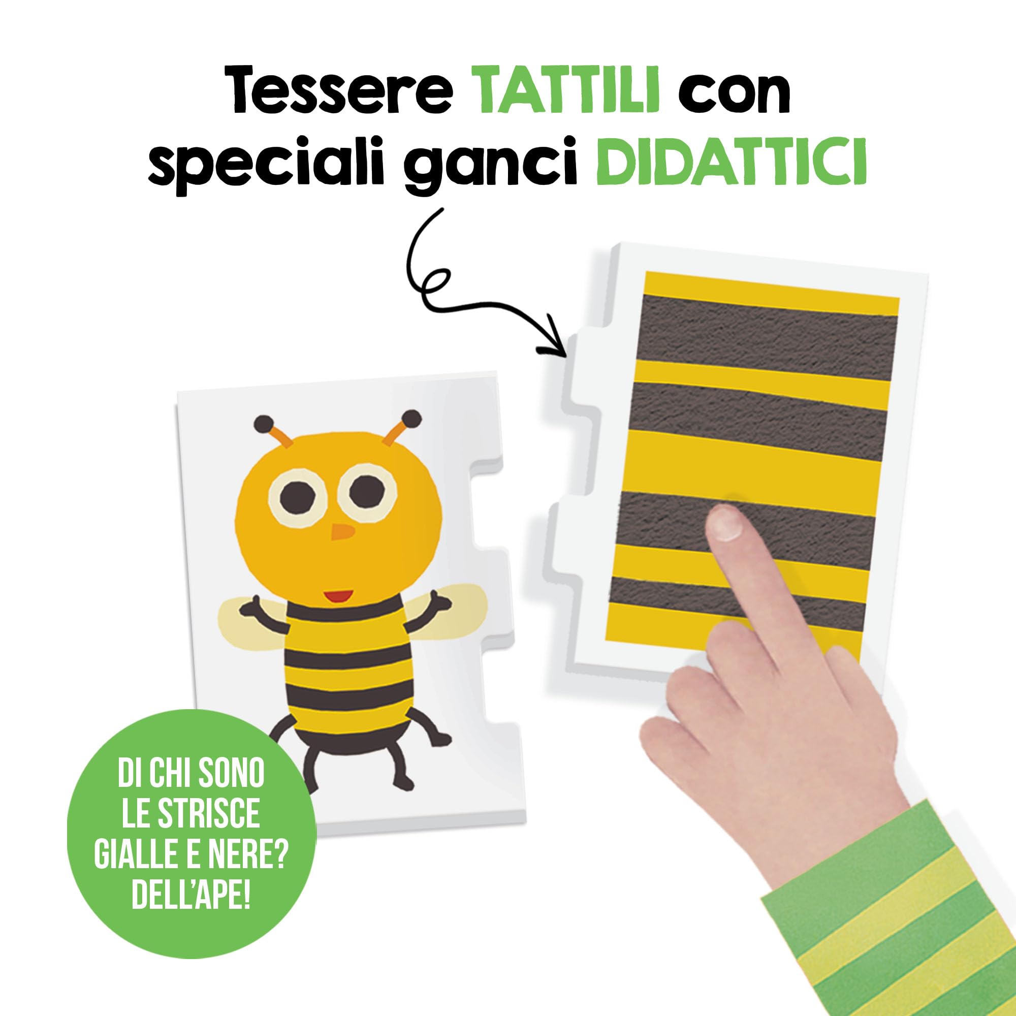 Headu Tocca e Osserva IT55010 puzzle animali 9 pezzi Montessori