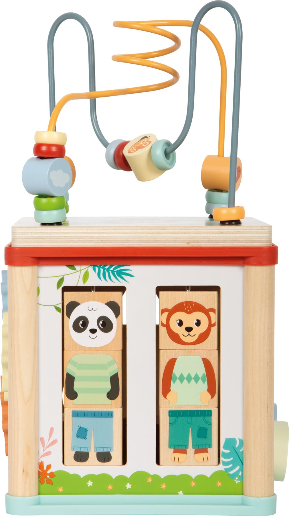 smallfoot Jungle Friends dado motricità legno 5 giochi 1 anno