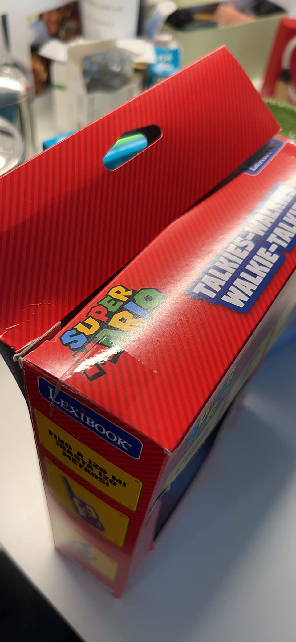 Lexibook Super Mario TW12NI walkie talkie 2 pezzi blu rosso