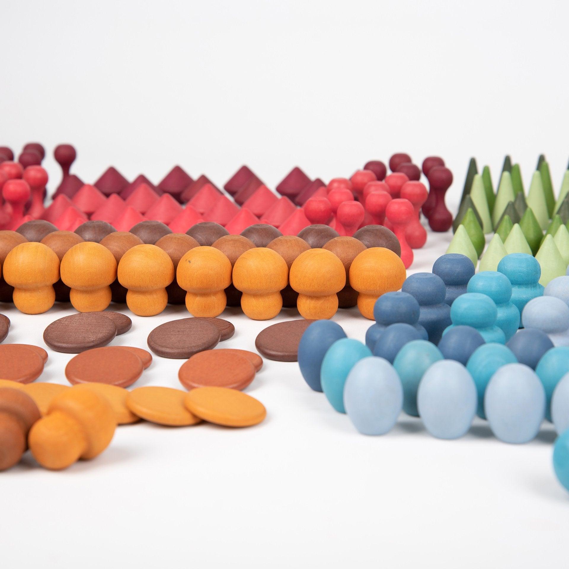 Tickit Wooden Treasures Super Set loose parts 420 pezzi legno