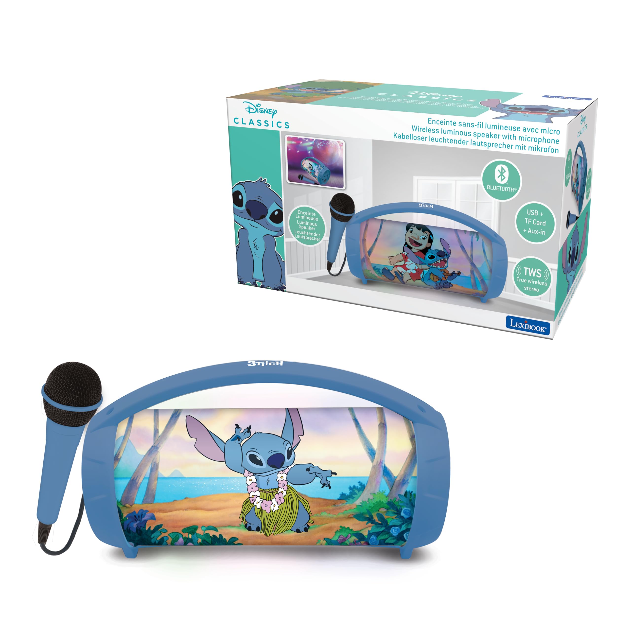 Lexibook Barbie BTP585BBZ cassa bluetooth karaoke rosa
