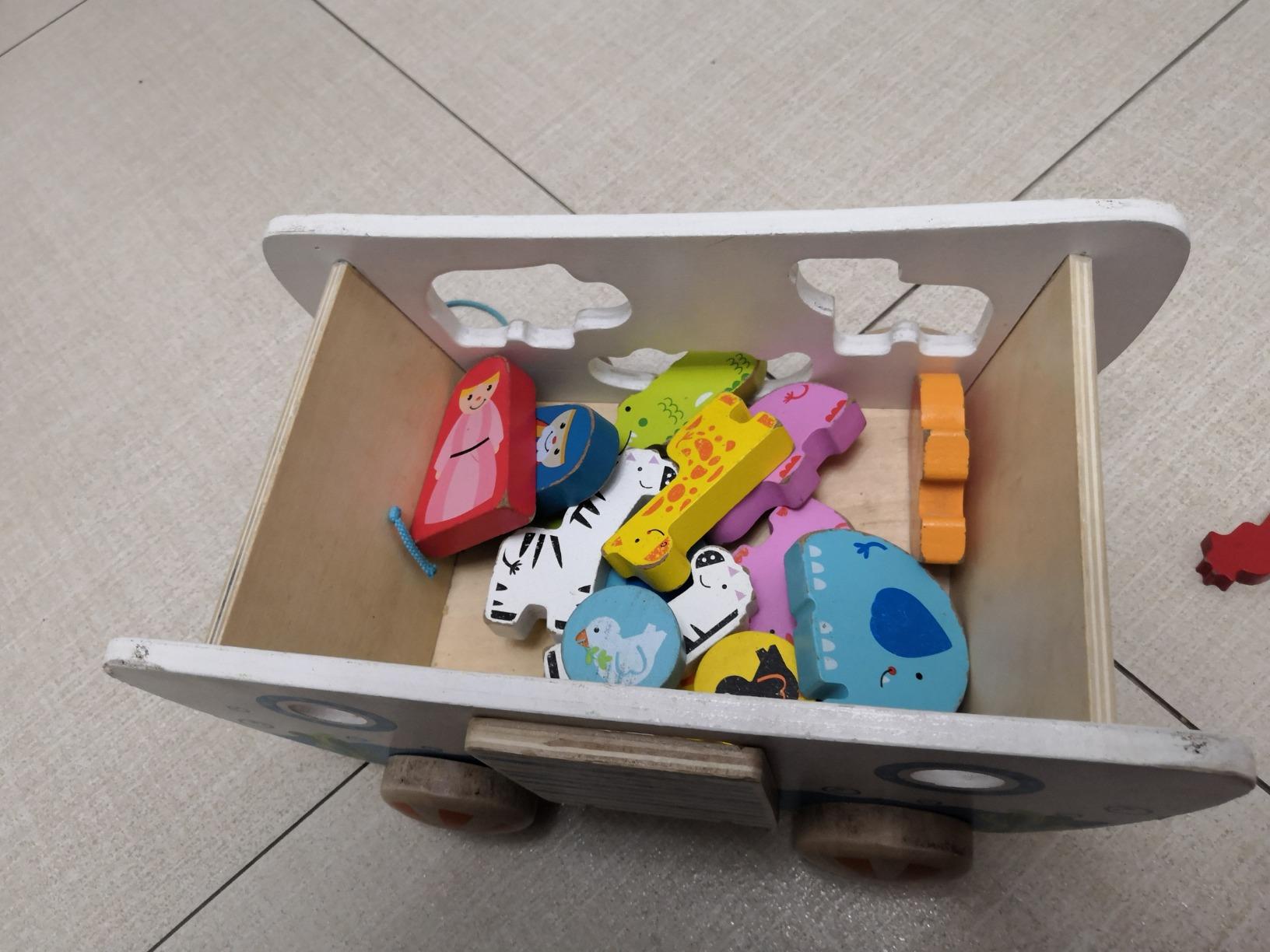 Hape Arca di Noè Gioco in Legno con Animali Multicolore