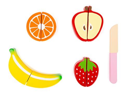 smallfoot 10892 frutta da tagliare in legno 9 pezzi