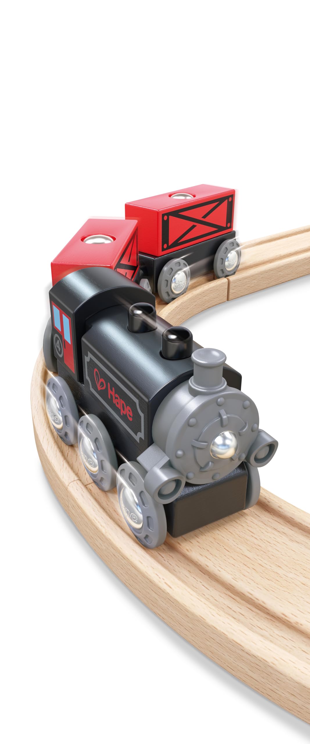 Hape Treno Merci Vapore Classico Vintage trenino legno