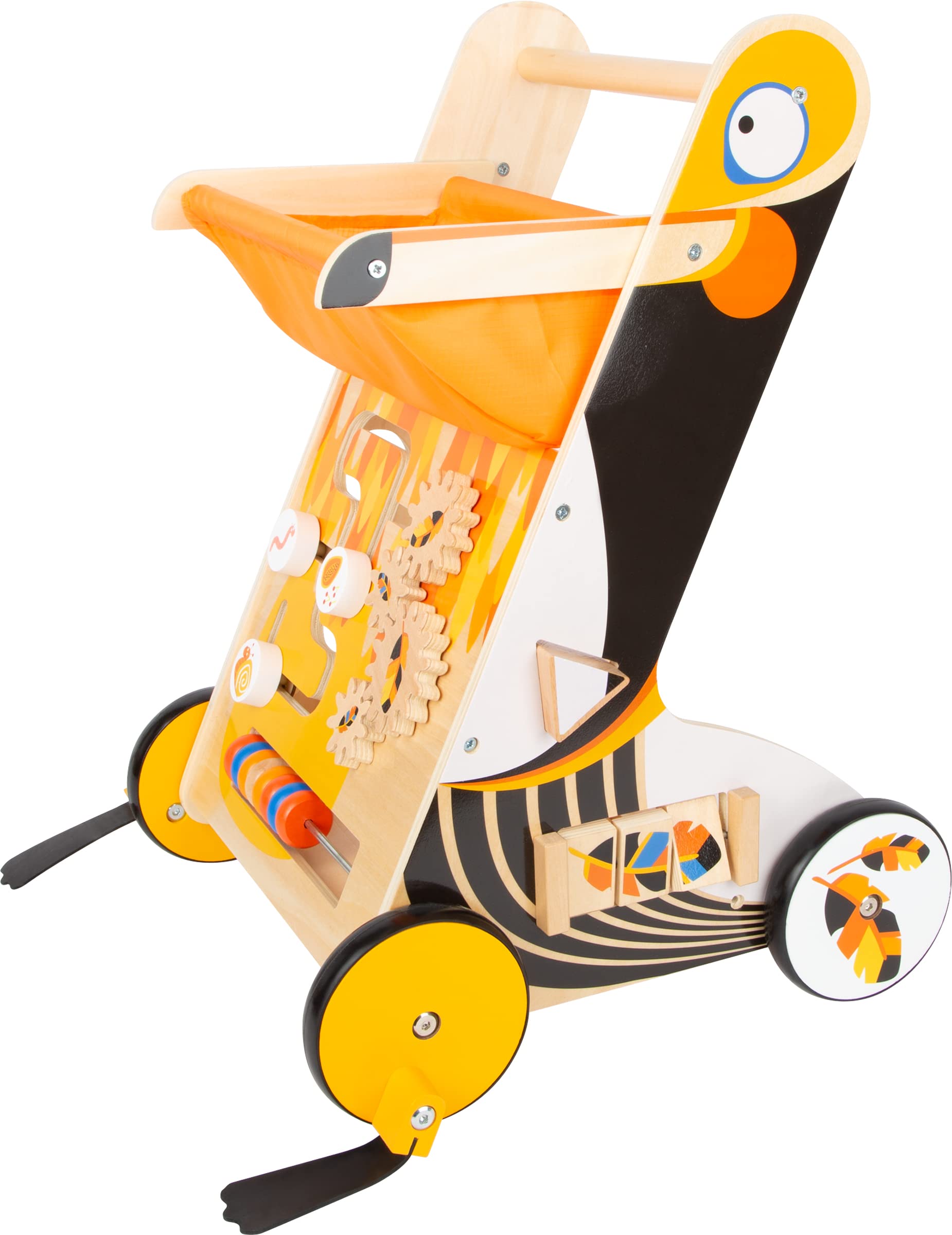 smallfoot Tucano 11737 carrello primi passi legno 49 cm
