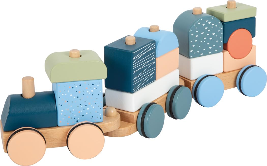 smallfoot Arctic 12449 trenino in legno a incastro