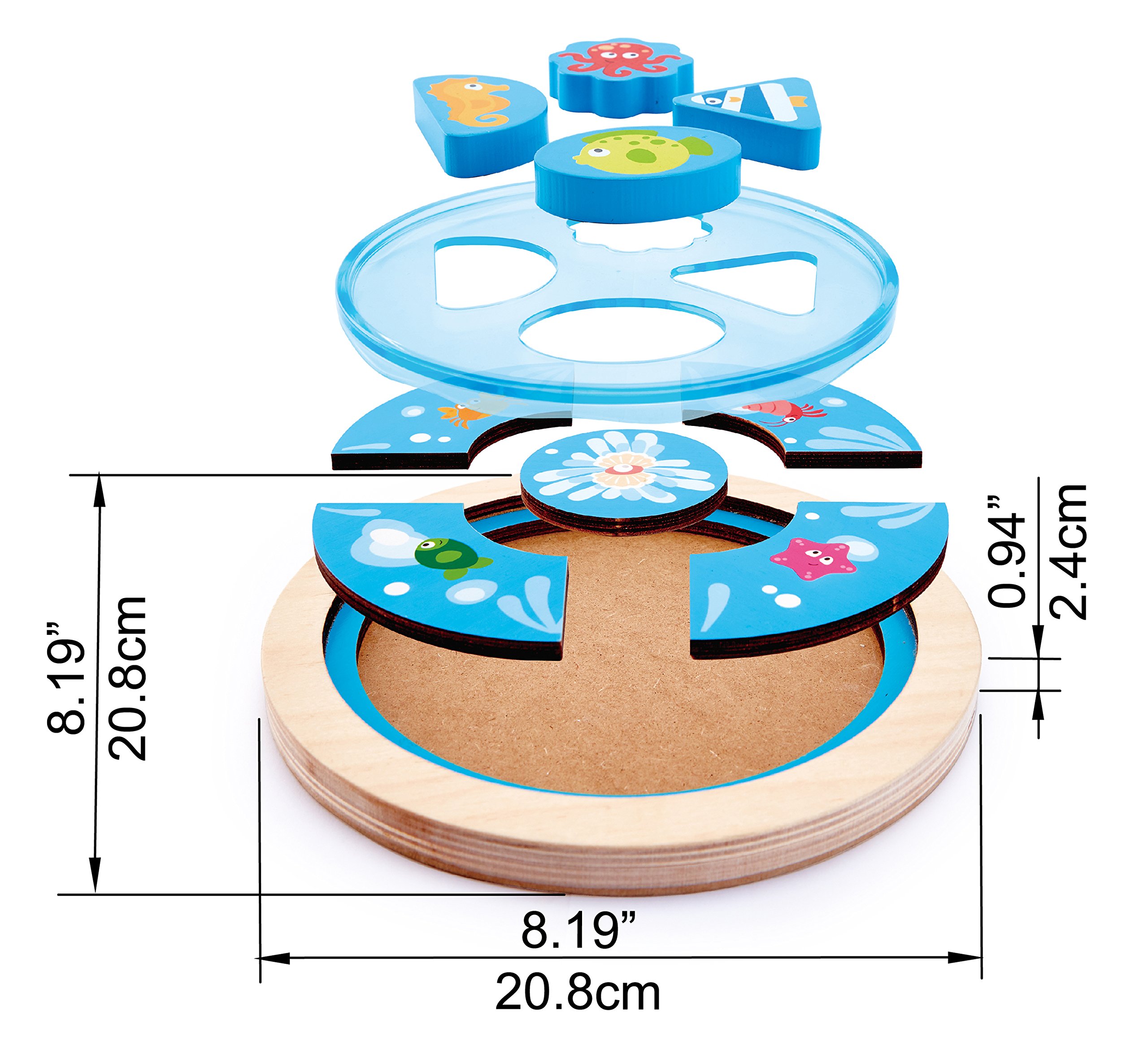 Hape E1604 puzzle in legno bambini
