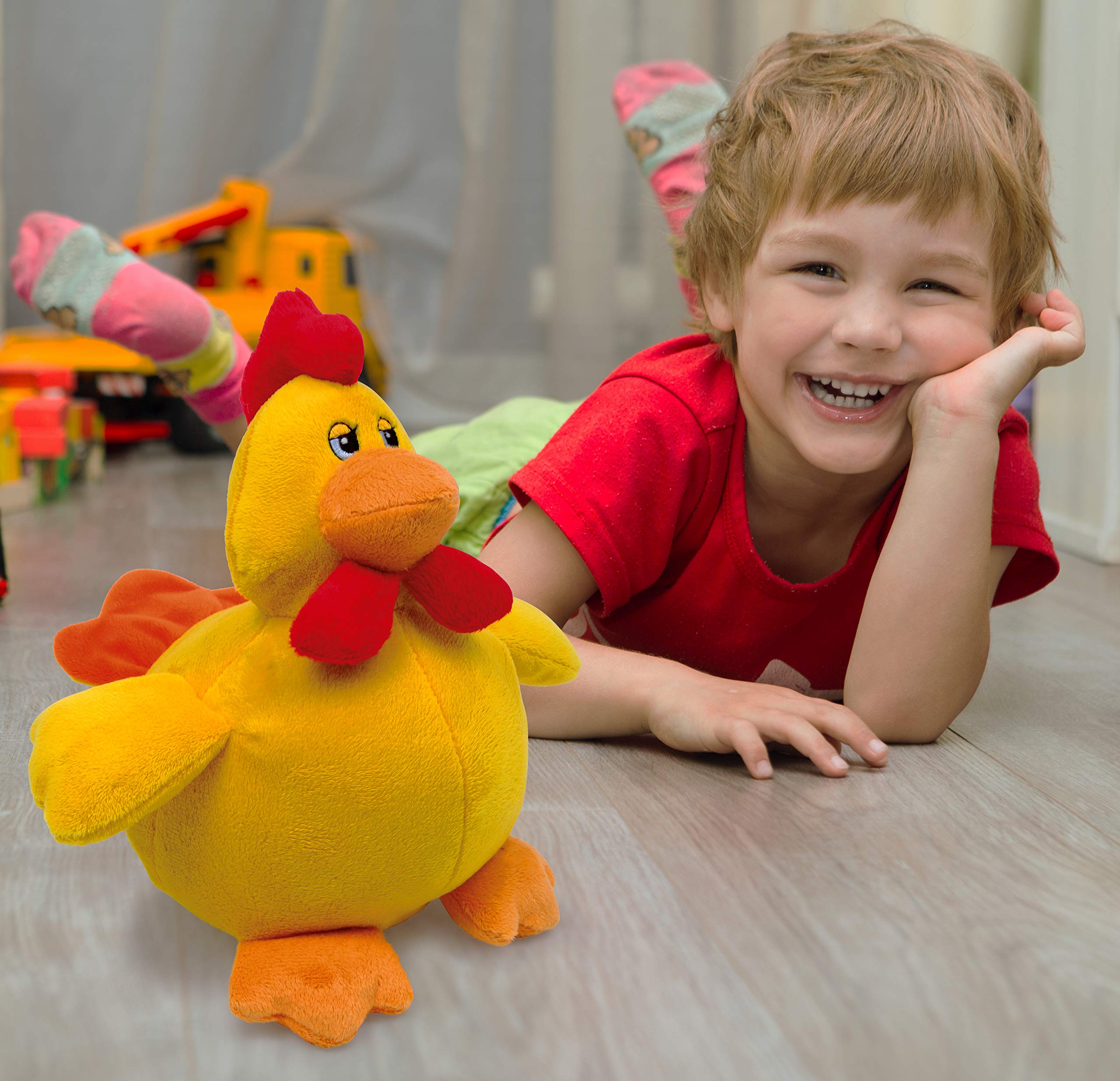 smallfoot Frieda gallina peluche sensoriale 21 cm