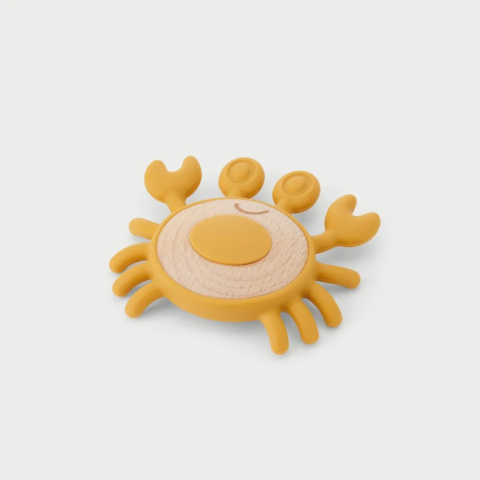 Tickit SiliSoft Crab massaggiagengive granchio silicone legno