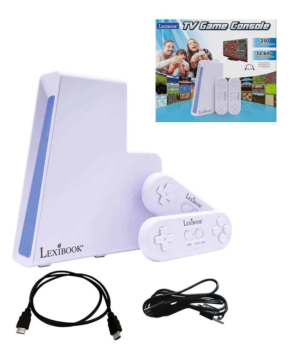 Lexibook JG7440 console TV 250 giochi 2 controller wireless
