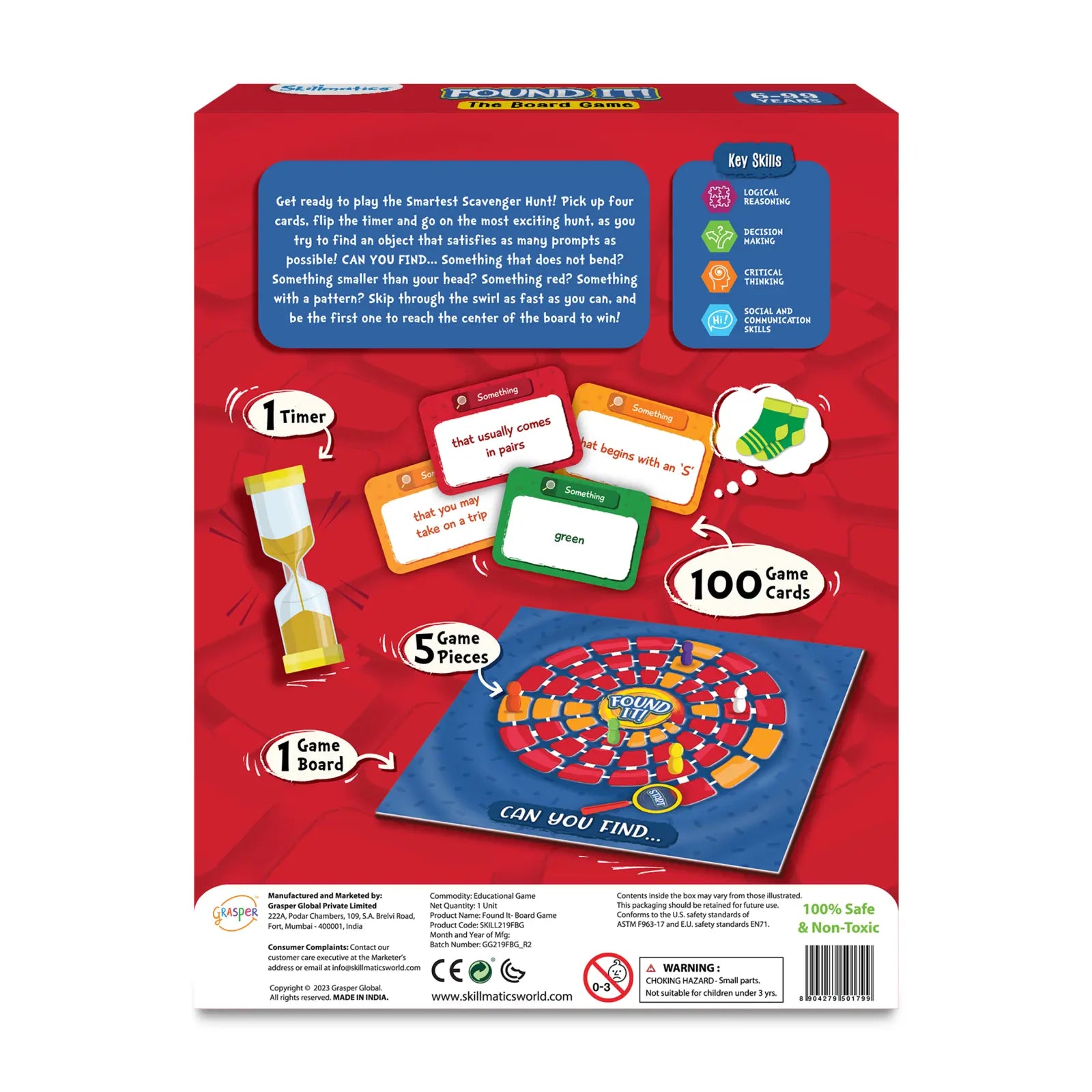 Skillmatics Found It! gioco da tavolo caccia 6+ anni