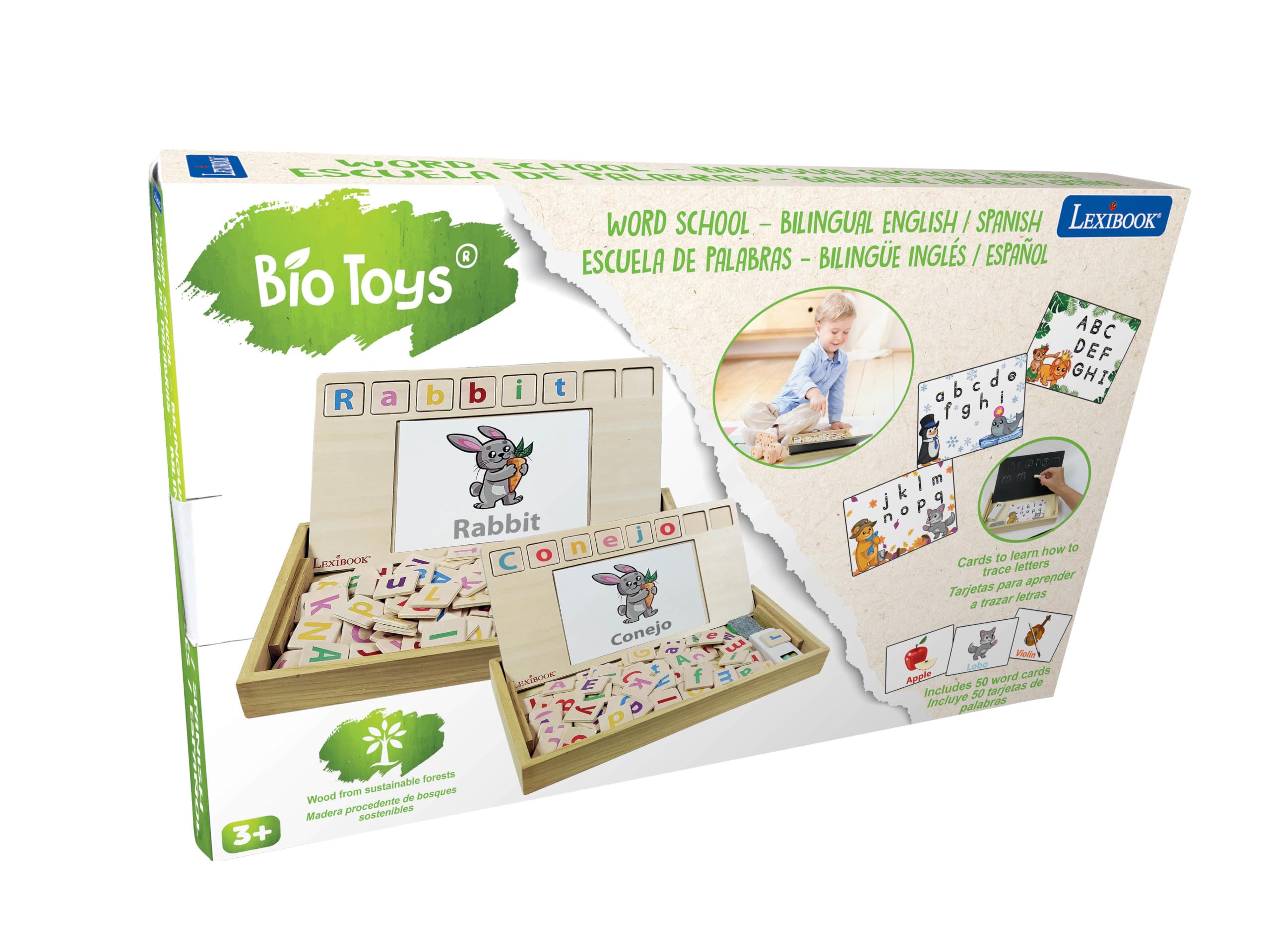Lexibook Scuola di parole EDU100i2 gioco educativo spagnolo inglese
