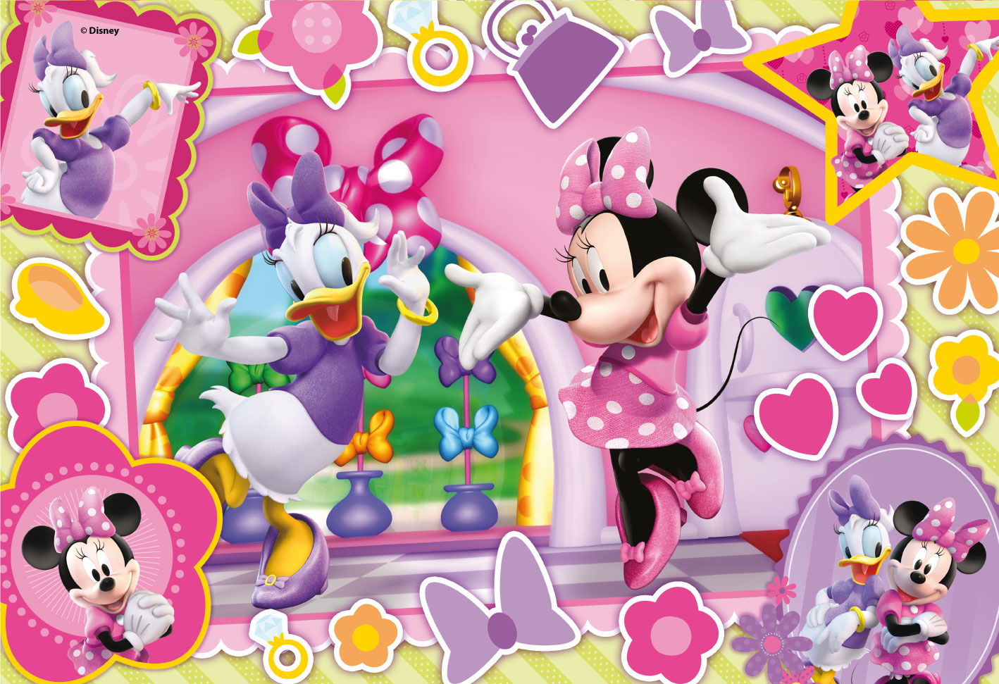 Lisciani Disney Maxifloor 2x24 Minnie puzzle bambini