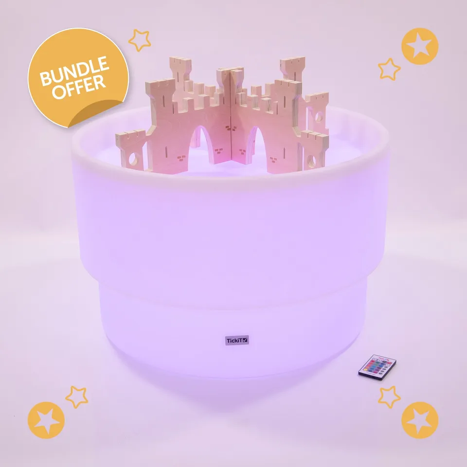 Tickit Discovery Glow Table tavolo luminoso divisori castello