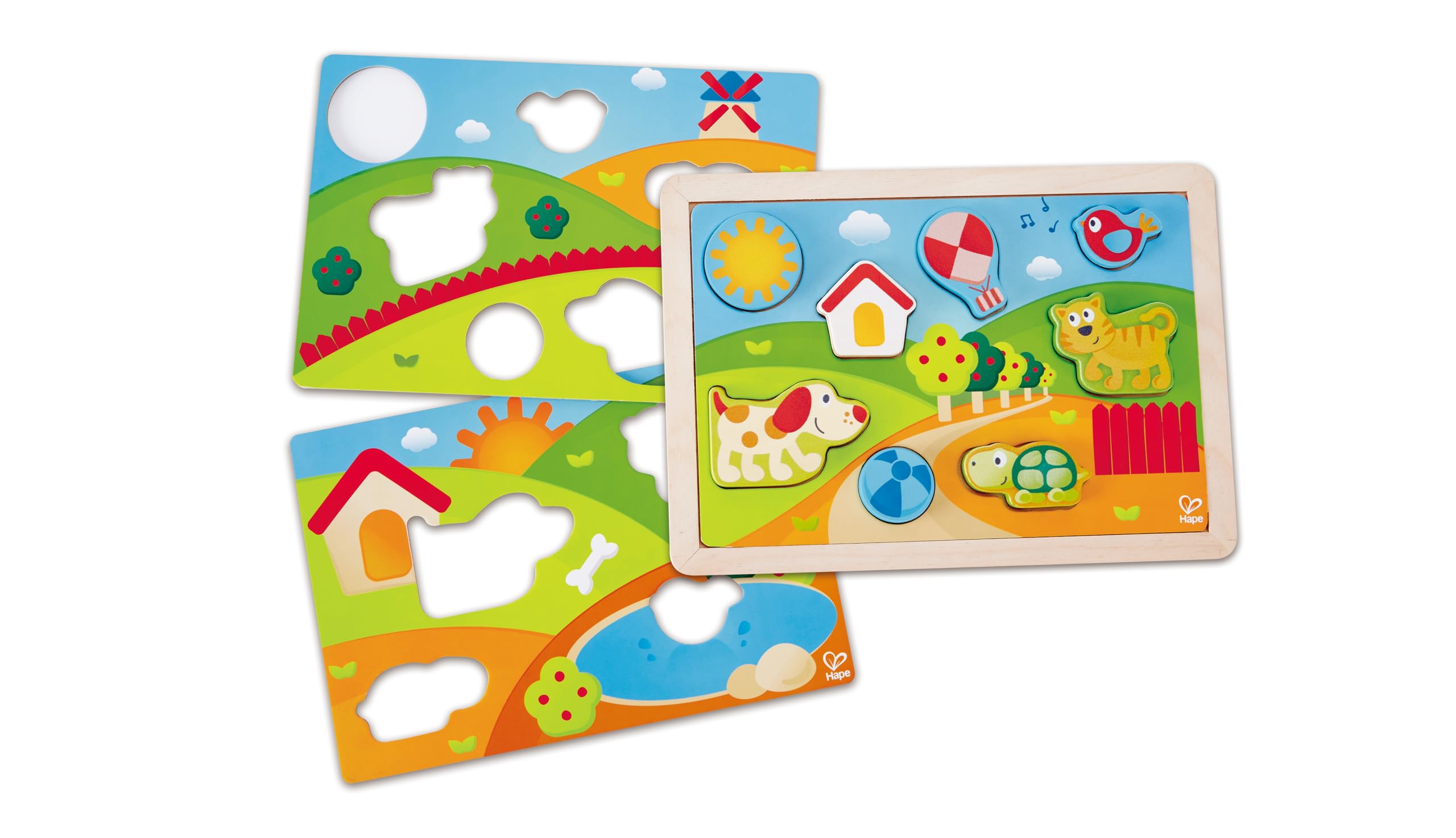 Hape Pepe & Friends E1601 puzzle legno Sonnental 12 mesi