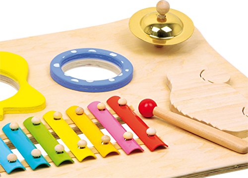 smallfoot 1166 Tavolo Musicale Legno con Xilofono da 3 Anni