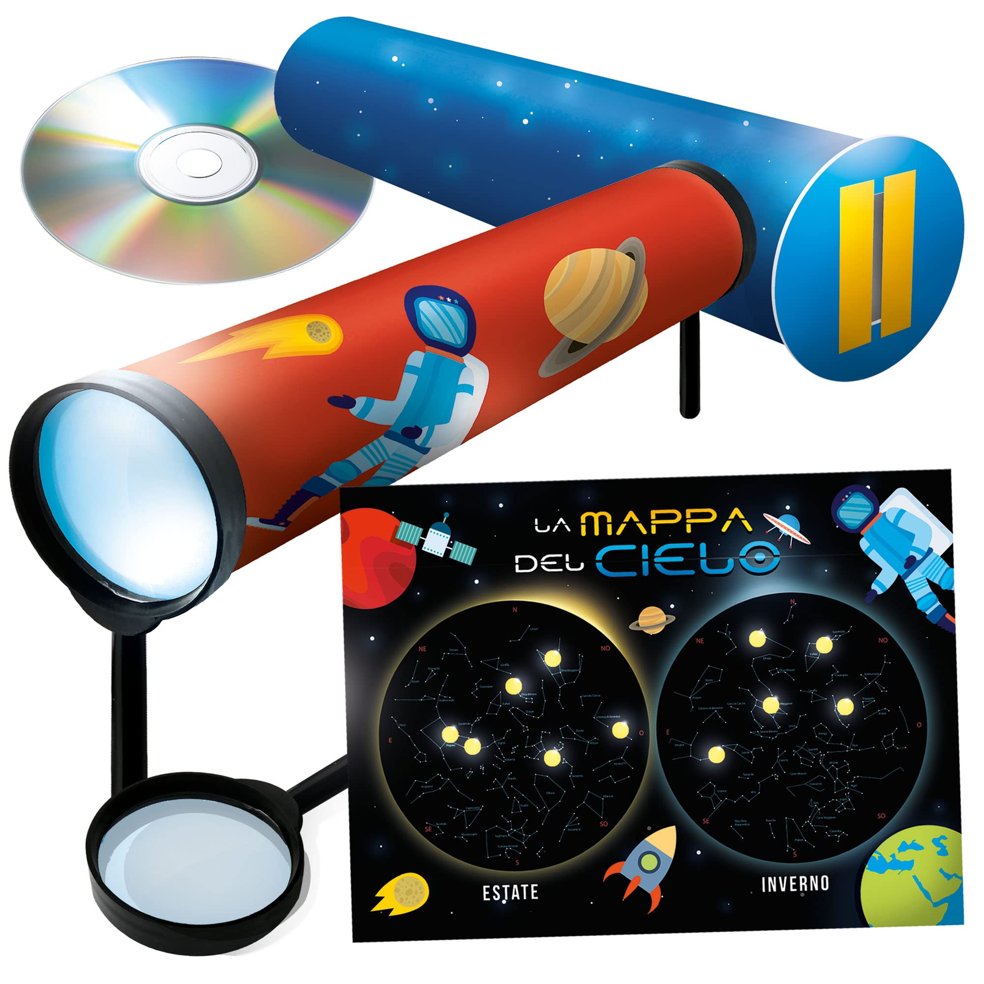 Headu La Luce e le Stelle IT53825 gioco scientifico telescopio 6-10 anni