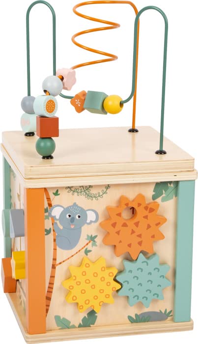 smallfoot Safari 11960 cubo motricità legno da 12 mesi