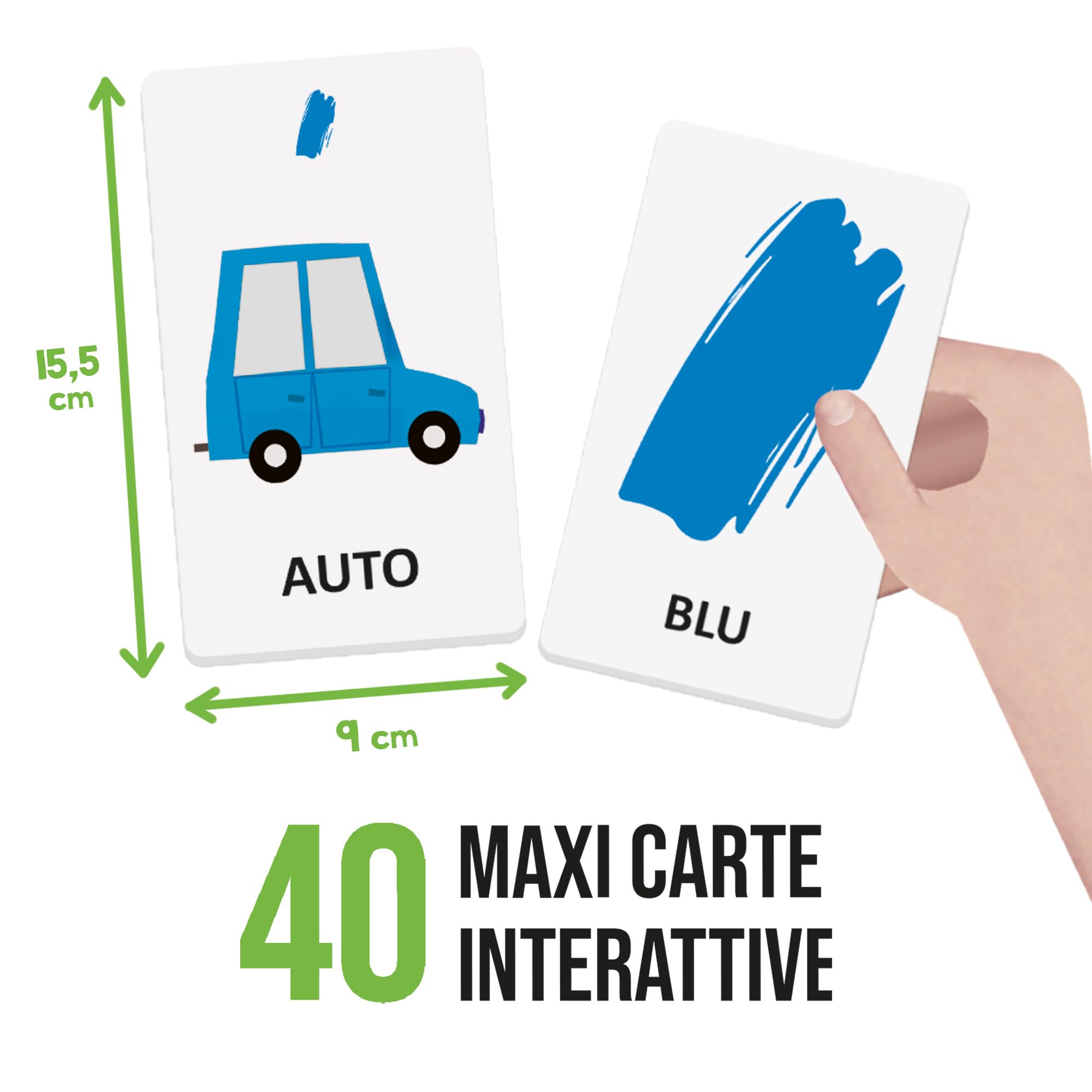 Headu Flashcards Parlanti Numeri Forme e Colori gioco 2-4 anni