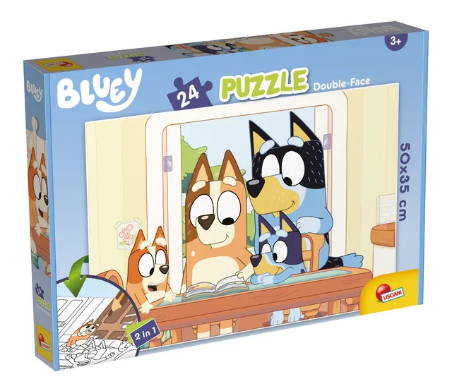 Lisciani Bluey Puzzle DF Plus 24 puzzle 24 pezzi da colorare