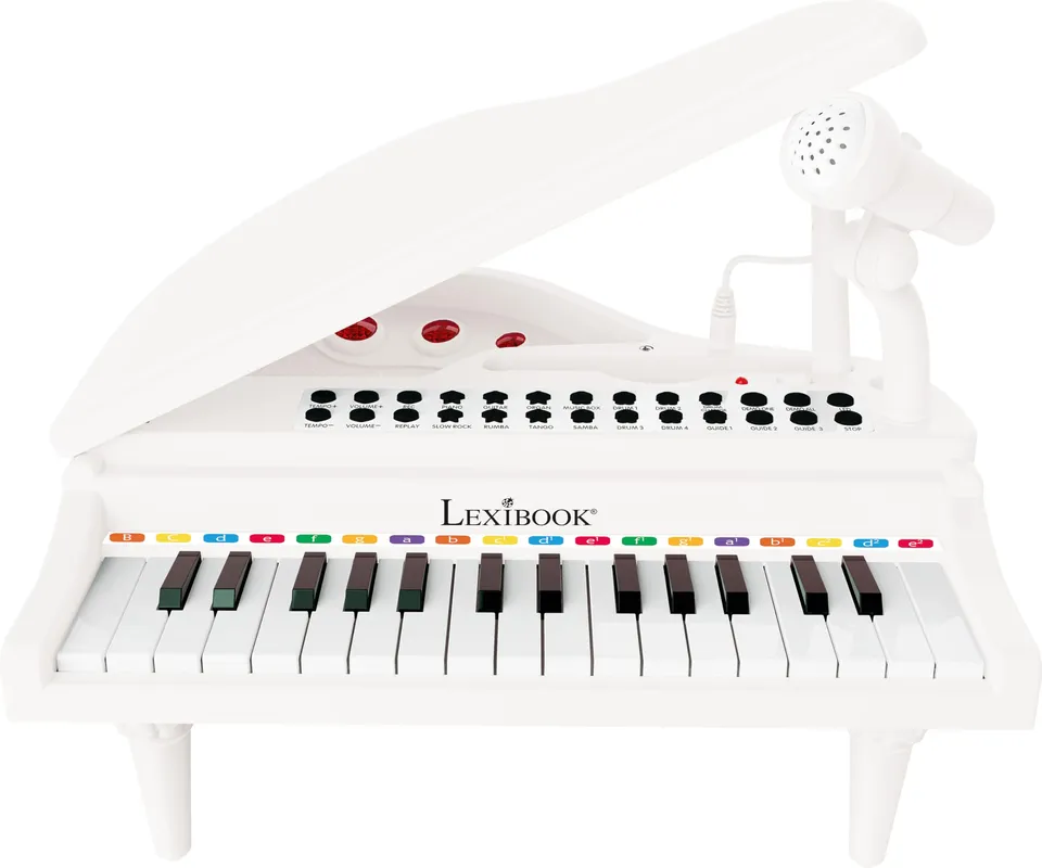 Lexibook K731 mio primo pianoforte bambini bianco 31 tasti