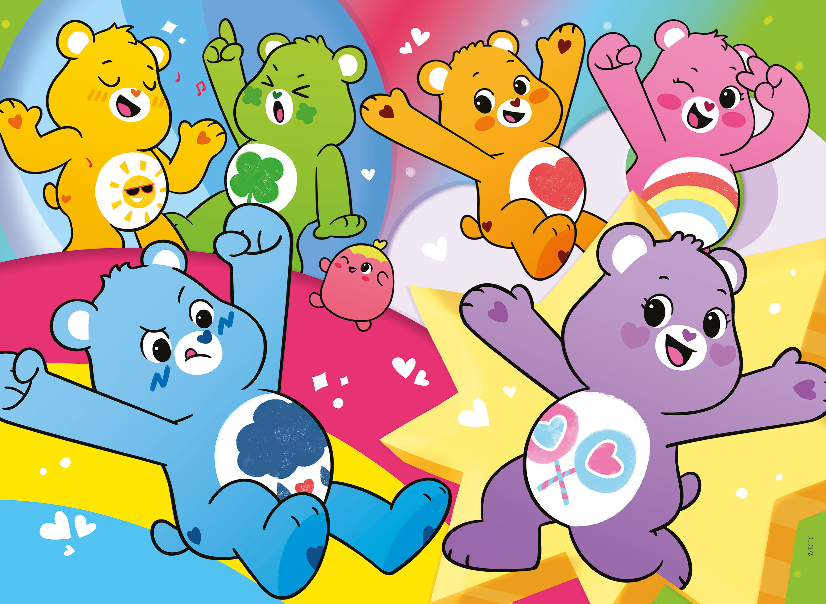 Lisciani Care Bears Df M-Plus 48 puzzle 48 pezzi da colorare