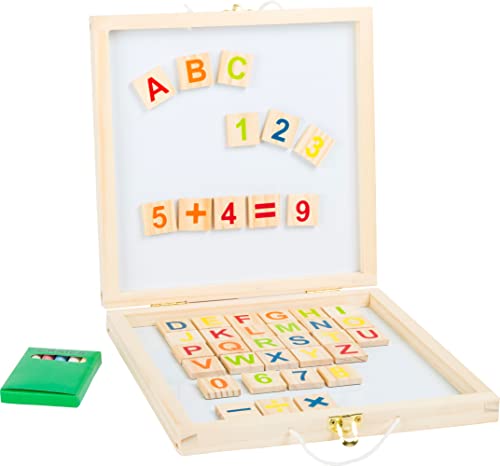 Small Foot lavagna magnetica giocattolo legno lettere numeri