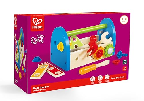 Hape Cassetta Attrezzi gioco legno con utensili dai 3 anni