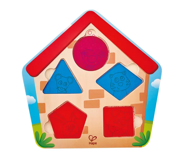 Hape E1613 Puzzle in Legno Colorato per Bambini 24 Mesi