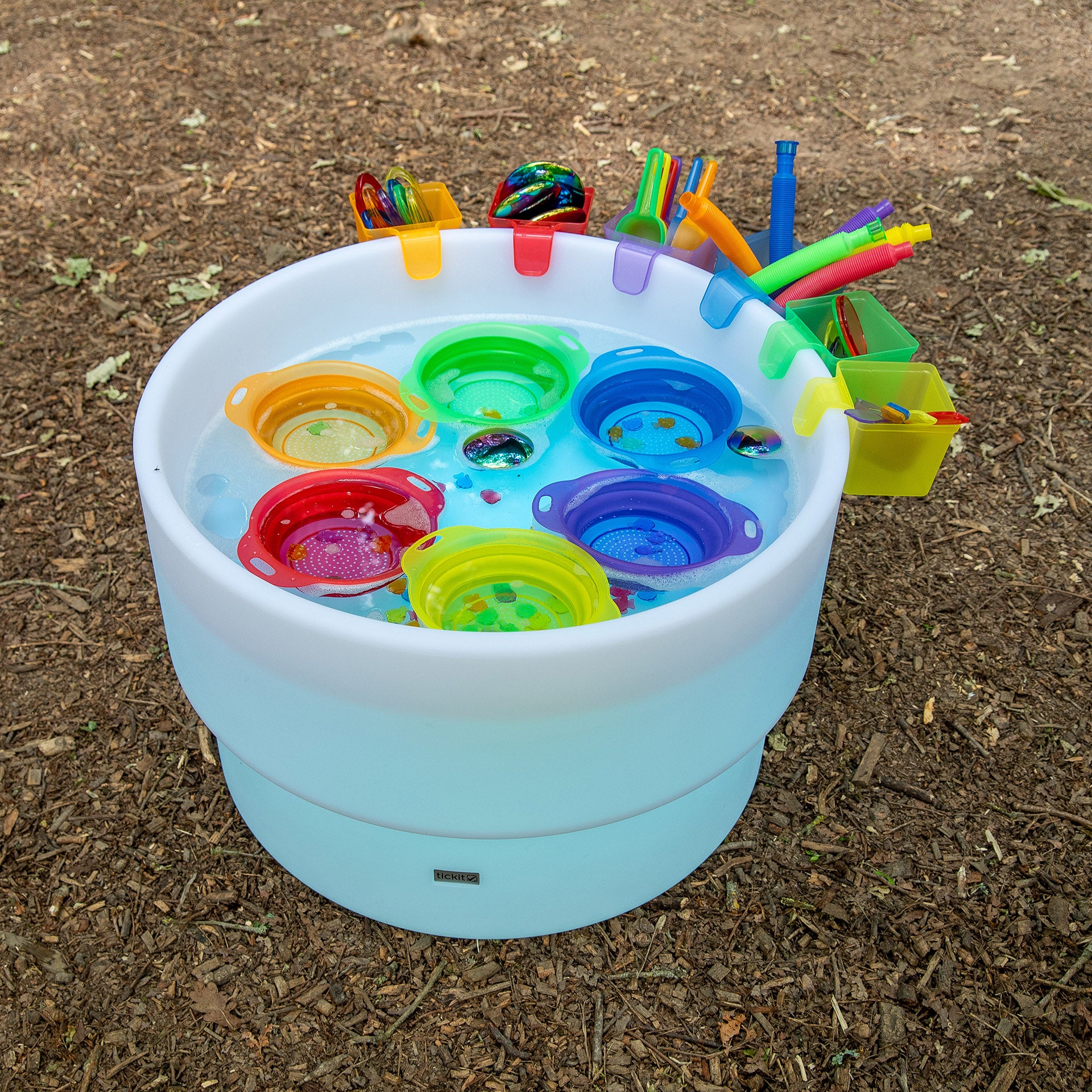 Tickit Setacci colorati impilabili sabbia e acqua 6 pezzi